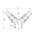 Male Thread Gas Valve 1/2′inch with Butterfly Handle